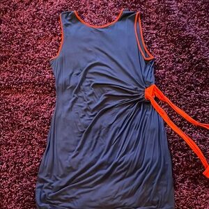 Saint Tropez West Navy and Orange Dress